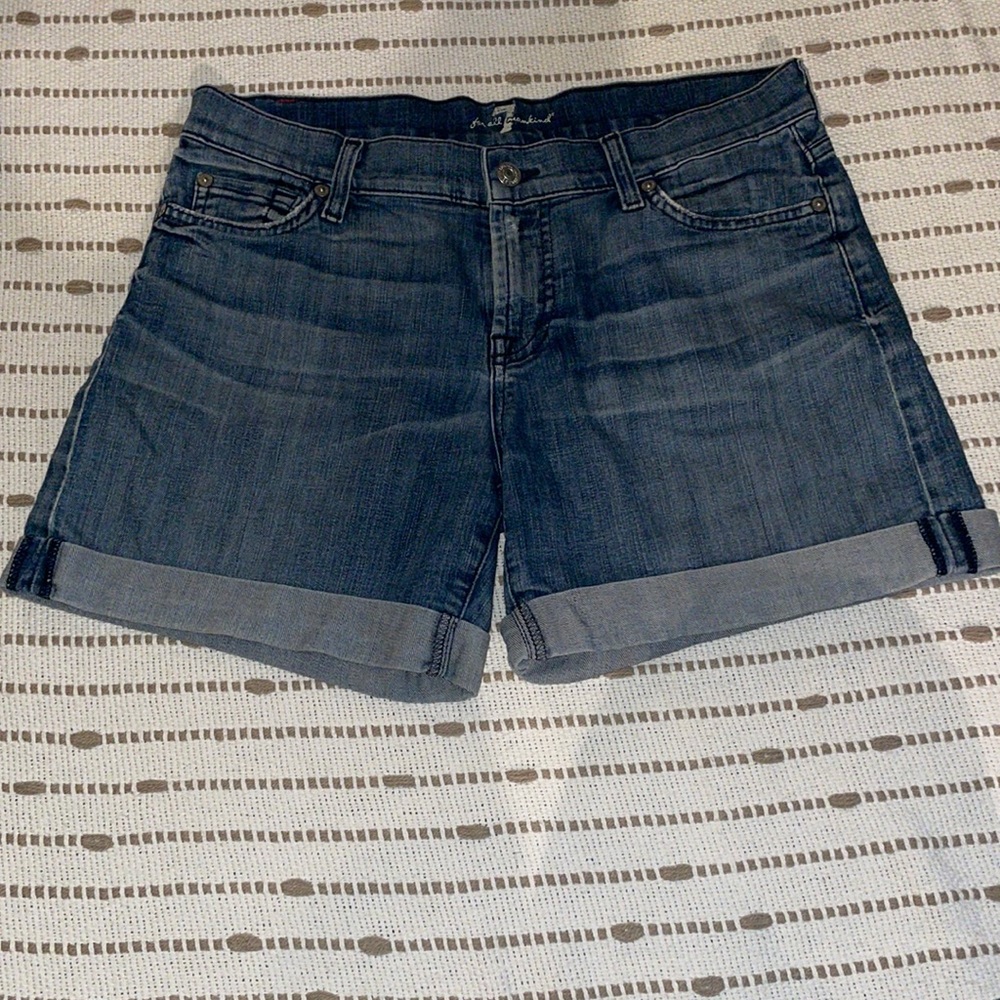 Seven for All Mankind Jean Shorts Size 28